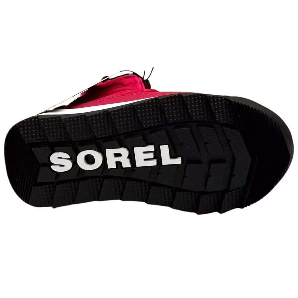 Sorel Toddler Girl's/Boy's Lined Snow Boots Size 9 Fuchsia Rush/Black Waterproof - Picture 11 of 12